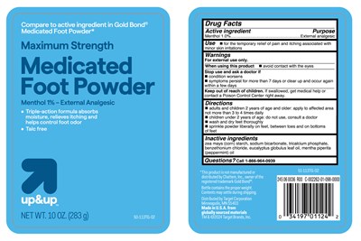 Carton (Target Upup Medicated Foot Powder 50 113tg 02 51 113tg 02)